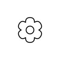 Flowers icon set vector