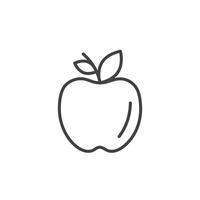 conjunto de iconos de apple vector