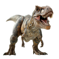 Generated AI Jurassic World dianasaur on transparent background png