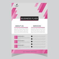 Corporate business flyer design and digital marketing agency brochure cover template with photo Free vector