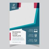 corporate business flyer template design vector