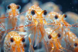 Ocean's Charisma Frozen in Time The Alluring Posture of a Shrimp photo