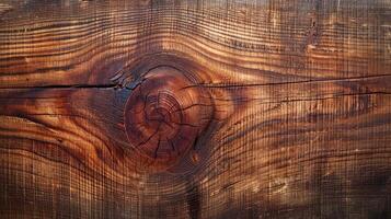 negro nuez madera textura desde dos tableros petróleo terminado foto
