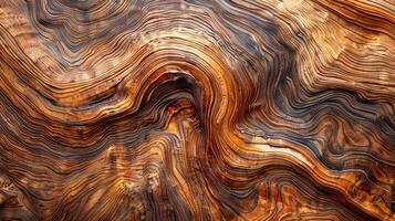 Black walnut wood texture from two boards oil finished photo