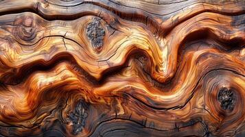 Abstract old wood texture in warm light photo