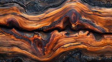 antiguo fondo de madera con textura oscura, la superficie de la vieja textura de madera marrón foto