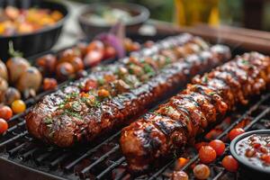 Sizzle and Spice Herbed Skewers Transforming on the Grill, Restaurant Menu photo