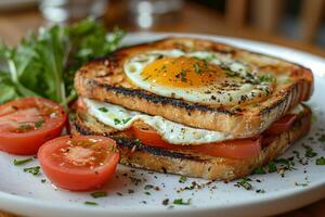 An Egg Panini that Embodies Morning Luxury, Crispy, Creamy, Dreamy photo