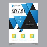 modern, corporate business flyer design vector