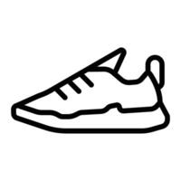 Gym Shoes Line icon Design vector