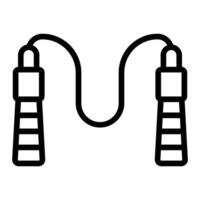 Jumping Rope Line icon Design vector