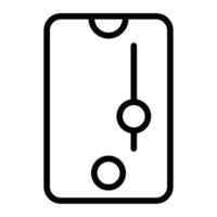 Scroll Down Line Icon vector