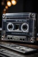 un casete para música o retro-temático proyectos foto