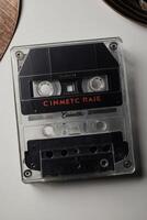 a cassette for music or retro-themed projects photo