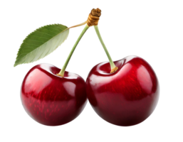 Two fresh cherries png