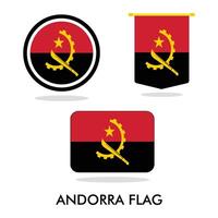 Angola flag set Angola flag set illustration, Angola flag set picture or Angola flag set image vector