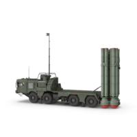 realista 3d isométrica s300, s400 misil sistema. largo rango superficie a aire y antibalístico misil sistema. militar vehículo, móvil superficie a aire misil sistema, el espía misil timón sistema png