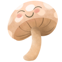 mushroom with smiling png