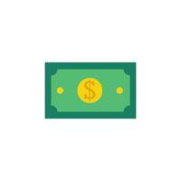 dolar ilustración icono efectivo espalda vector