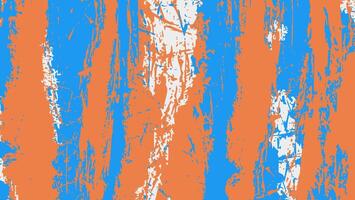 resumen azul naranja grunge pintar textura antecedentes vector