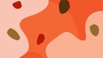 Orange and white polka dot background Perfect for cute, colorful designs or Valentine's Day decorations. video