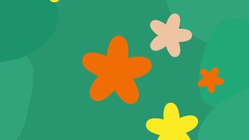floral printemps Contexte avec une sans couture modèle de papillons et coloré fleurs video
