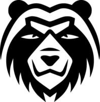 Bear, Minimalist and Simple Silhouette - illustration vector
