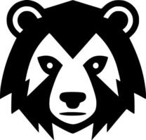 Bear, Black and White illustration vector