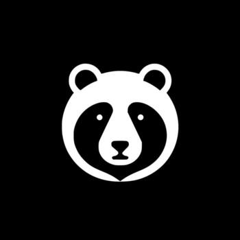 Bear - Minimalist and Flat Logo - illustration vector