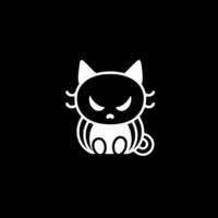 Cat, Black and White illustration vector