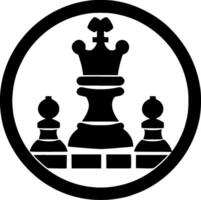 Chess - Minimalist and Flat Logo - illustration vector