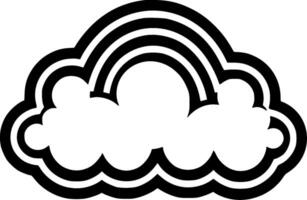 Cloud - Minimalist and Flat Logo - illustration vector