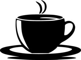 café taza, minimalista y sencillo silueta - ilustración vector