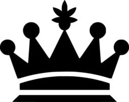 Crown, Minimalist and Simple Silhouette - illustration vector