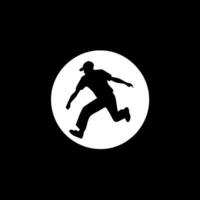 Dance - Minimalist and Flat Logo - illustration vector