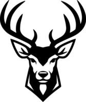 Deer, Minimalist and Simple Silhouette - illustration vector