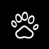 Dog Paw, Minimalist and Simple Silhouette - illustration vector