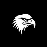 Eagle, Black and White illustration vector