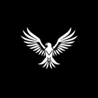 águila - minimalista y plano logo - ilustración vector