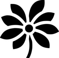 flor, negro y blanco ilustración vector