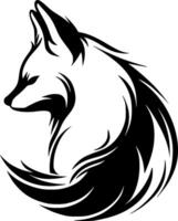Fox - Minimalist and Flat Logo - illustration vector