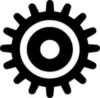 Gear - Minimalist and Flat Logo - illustration vector