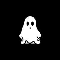 Ghost, Minimalist and Simple Silhouette - illustration vector