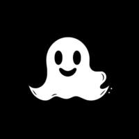 fantasma - minimalista y plano logo - ilustración vector