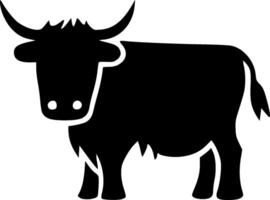 tierras altas vaca - alto calidad logo - ilustración ideal para camiseta gráfico vector