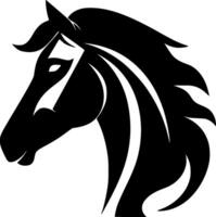 Horse, Minimalist and Simple Silhouette - illustration vector