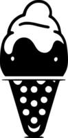 Ice Cream - Minimalist and Flat Logo - illustration vector