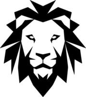 Lion, Minimalist and Simple Silhouette - illustration vector