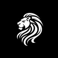 Lion, Minimalist and Simple Silhouette - illustration vector