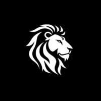 Lion, Black and White illustration vector